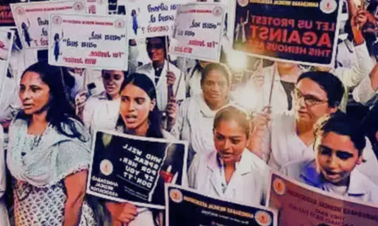 PGI resident doctors hold 12-hour hunger strike in support of West Bengal doctors