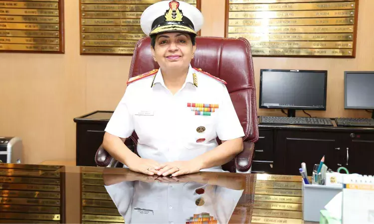 Surgeon Vice Admiral Kavita Sahai takes charge as Director General Medical Services-Navy