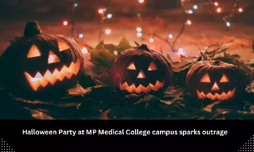 Halloween Party at MP Medical College campus sparks outrage