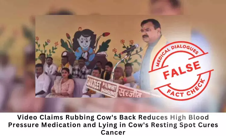 Fact Check: Video Claim that Lying in a Cowshed Cures Cancer and Rubbing a Cows Back Reduces Need for BP Medication is False