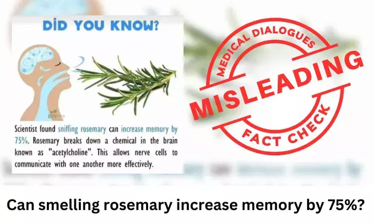 Fact Check: Can smelling rosemary increase memory by 75%?