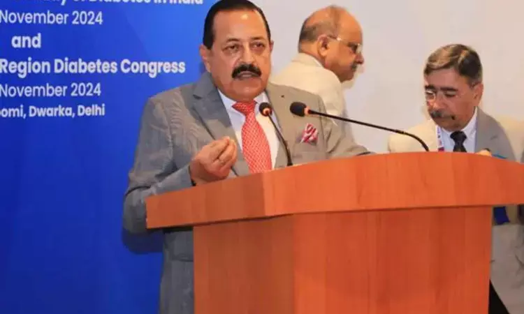 Dr Jitendra Singh at Diabetology Conference