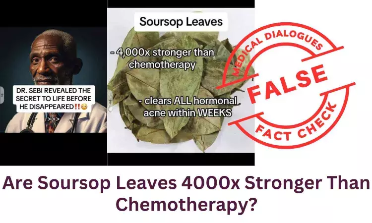 Fact Check: Are Soursop Leaves 4000x Stronger Than Chemotherapy?