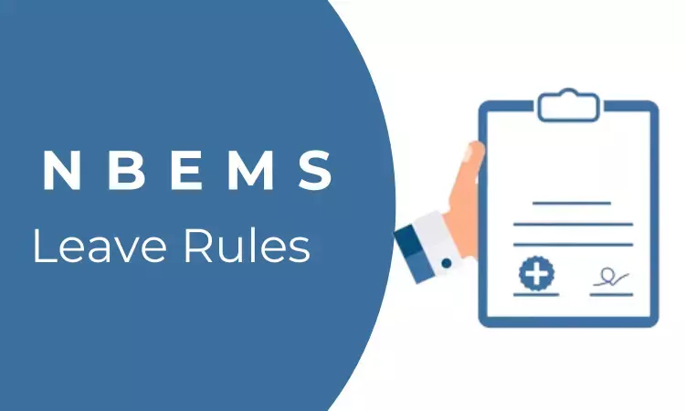 NBEMS leave rules