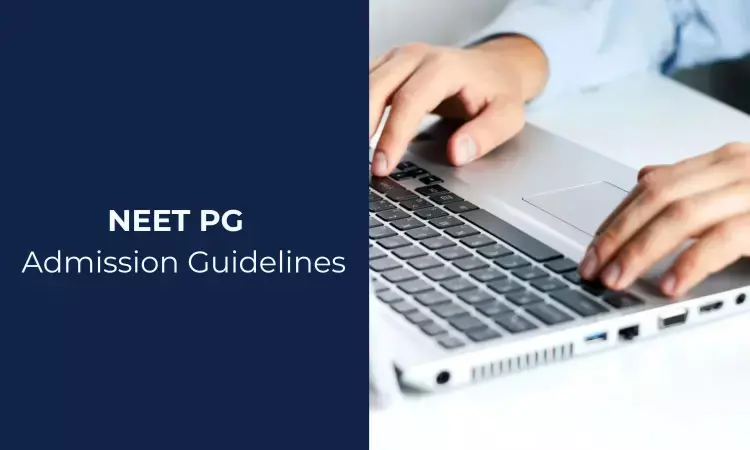 Neet PG Guidelines : MCC