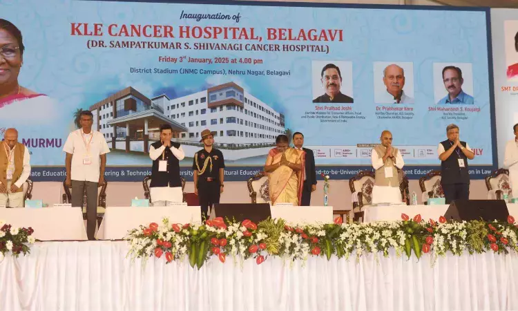 Droupadi Murmu inaugurated KLE Cancer Hospital