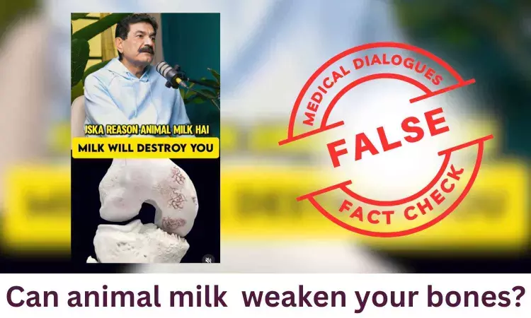 Fact Check: Can animal milk weaken your bones?