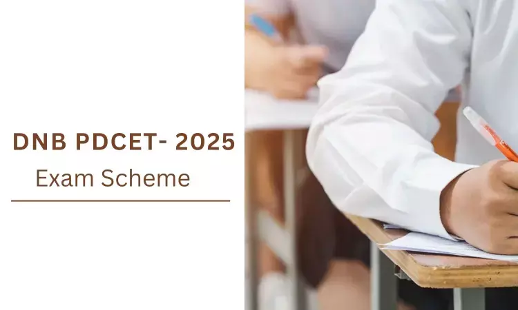 NBE DNB PDCET Exam scheme