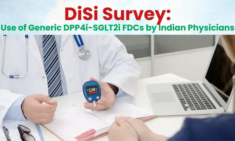 Use of Generic DPP4i + SGLT2i FDCs by Indian Physicians - The DiSi Survey