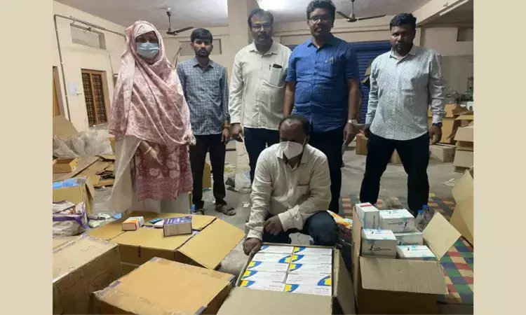 Illegally stocked drugs worth Rs 6.70 lakhs seized