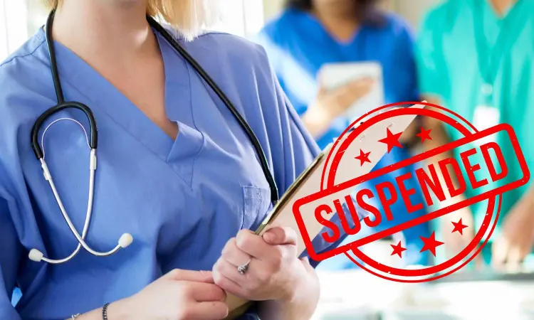 nursing students suspended