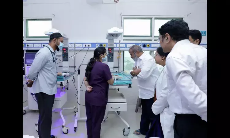 Health Minister Inspects Gandhi Hospital