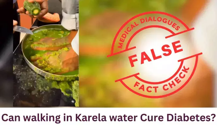 Fact Check: Can walking on Karela (Bitter Gourd) Cure Diabetes?