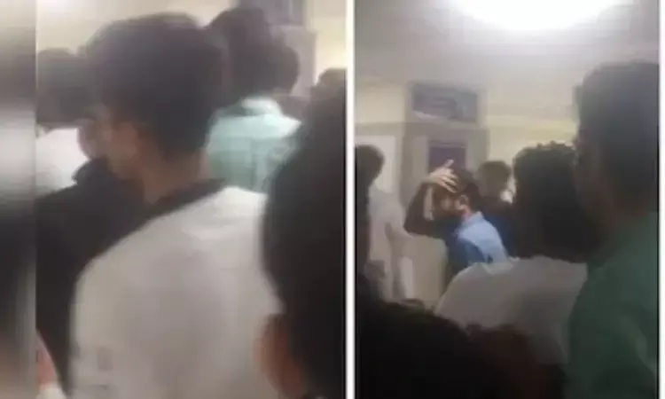 Scuffle erupts between Junior doctors, patients kin at Hamidia Hospital