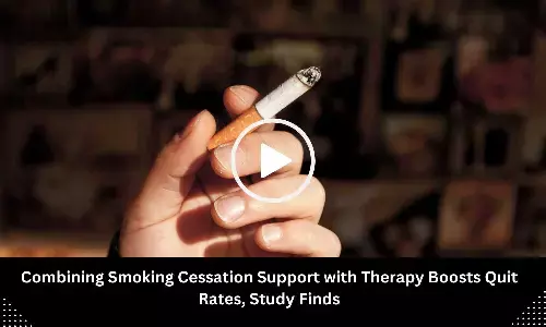 Combining Smoking Cessation Support with Therapy Boosts Quit Rates, Study Finds