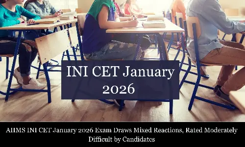 AIIMS INI CET January 2026 Exam Draws Mixed Reactions, Candidates Find It Moderately Difficult AIIMS INI CET January 2026 Exam Draws Mixed Reactions, Candidates Find It Moderately Difficult