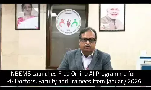 NBEMS Launches Free Online AI Course for PG Doctors, Faculty and Trainees from January 2026