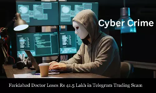Faridabad Doctor Loses Rs 41.5 Lakh in Trading Scam Faridabad Doctor Loses Rs 41.5 Lakh in Trading Scam