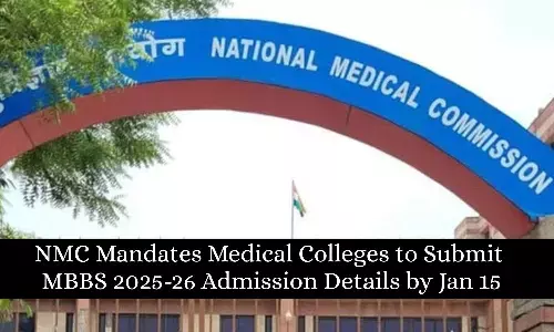 NMC Mandates Medical Colleges to Submit MBBS 2025-26 Admission Data NMC Mandates Medical Colleges to Submit MBBS 2025-26 Admission Data
