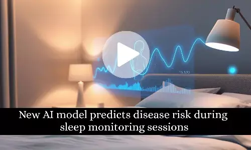 New AI model predicts disease risk during sleep monitoring sessions: Study New AI model predicts disease risk during sleep monitoring sessions: Study