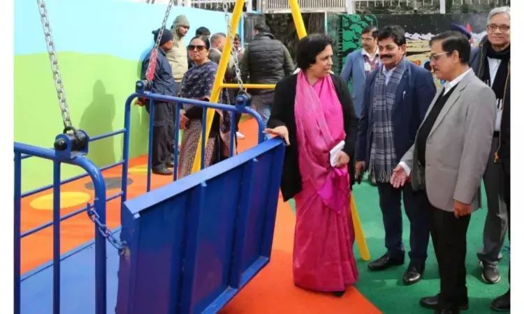 Safdarjung Hospital opens UMANG VATIKA sensory garden for children Safdarjung Hospital opens UMANG VATIKA sensory garden for children