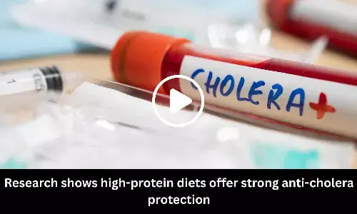 Research shows high-protein diets offer strong anti-cholera protection