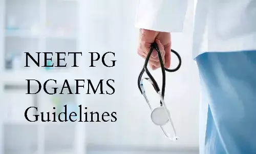 DGAFMS Releases Guidelines for Priority III & IV PG Admissions 2025-28
