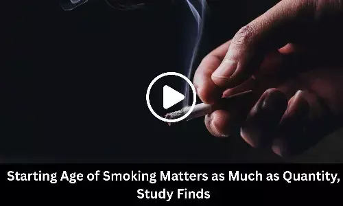 Starting Age of Smoking Matters as Much as Quantity, Study Finds Starting Age of Smoking Matters as Much as Quantity, Study Finds