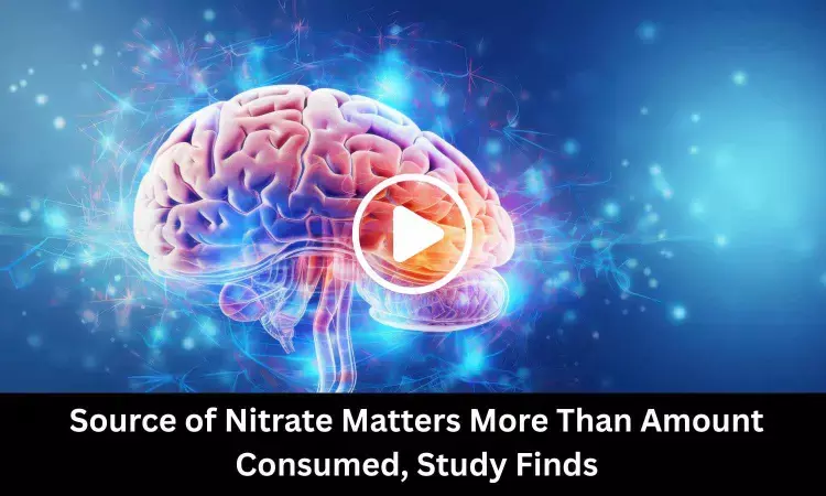 Source of Nitrate Matters More Than Amount Consumed, Study Finds