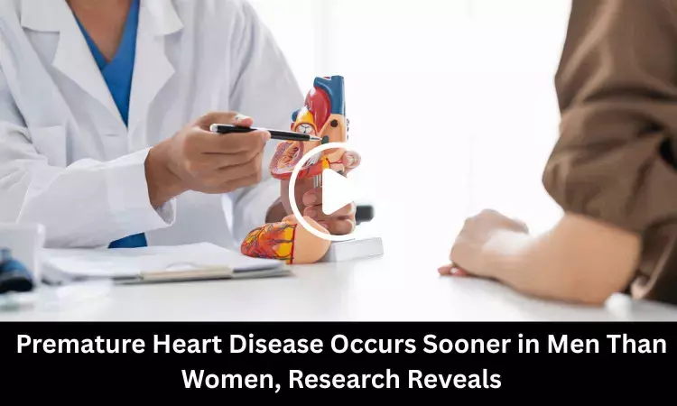 Premature Heart Disease Occurs Sooner in Men Than Women, Research Reveals