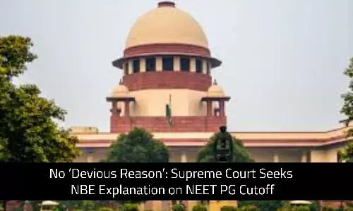 NEET PG 2025: Supreme Court Asks NBE To Explain Cutoff Reduction