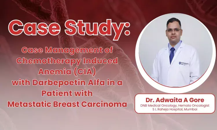 Case Management of Chemotherapy Induced Anemia (CIA)  with Darbepoetin Alfa in a Patient with  Metastatic Breast Carcinoma - Dr Adwaita Gore