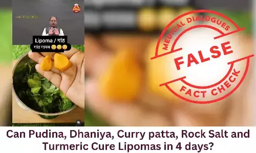 Fact Check: Can Pudina, Dhaniya, Curry patta, Rock Salt and Haldi Cure Lipomas in 4 days?