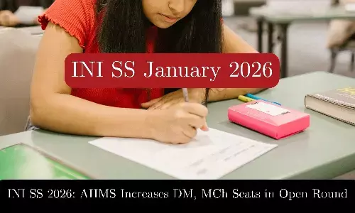 INI SS 2026: AIIMS Adds 9 more DM, MCh Seats in Open Round INI SS 2026: AIIMS Adds 9 more DM, MCh Seats in Open Round
