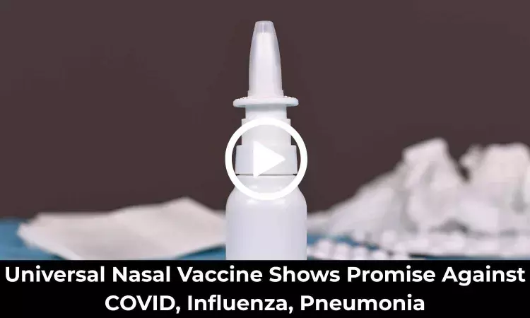 Universal Nasal Vaccine Shows Promise Against COVID, Influenza, Pneumonia: Research