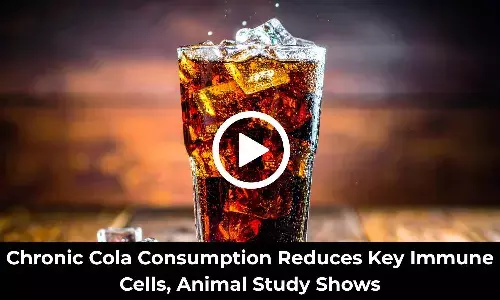 Chronic Cola Consumption Reduces Key Immune Cells, Animal Study Shows