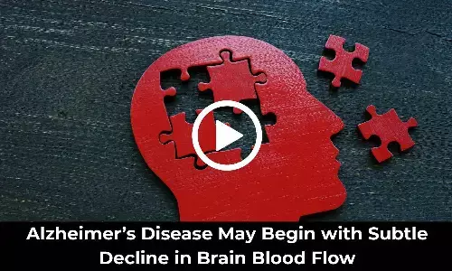 Alzheimer’s Disease May Begin with Subtle Decline in Brain Blood Flow: Study Shows