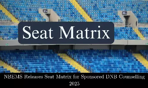 NBEMS Releases Seat Matrix for Sponsored DNB Post MBBS Counselling 2025 NBEMS Releases Seat Matrix for Sponsored DNB Post MBBS Counselling 2025