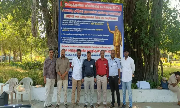 Tamil Nadu Govt doctors announce indefinite hunger strike on March 5 over pay revision Tamil Nadu Govt doctors announce indefinite hunger strike on March 5 over pay revision