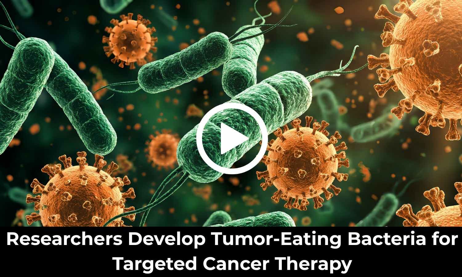 Researchers Develop Tumor-Eating Bacteria for Targeted Cancer Therapy