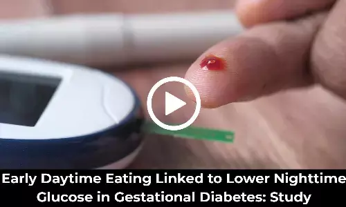 Early Daytime Eating Linked to Lower Nighttime Glucose in Gestational Diabetes: Study