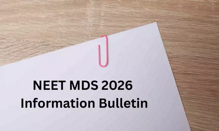 NBEMS Releases NEET MDS 2026 Information Bulletin NBEMS Releases NEET MDS 2026 Information Bulletin