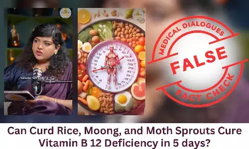 Fact Check: Can Curd Rice, Moong, and Moth Sprouts Cure Vitamin B12 Deficiency in 5 days?