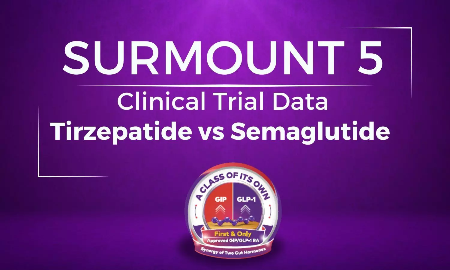 SURMOUNT -5 clinical trial data,Tirzepatide vs Semaglutide in  obesity