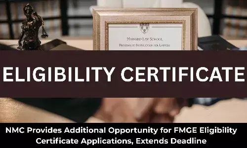 NMC Provides Additional Opportunity for FMGE Eligibility Certificate Applications, Check Details