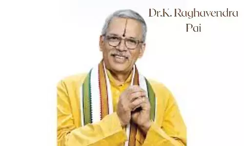 Yoga expert Dr K Raghavendra Pai takes charge as VC of Vyasa Bharati Triyoga University, USA