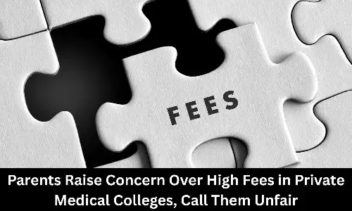 Parents Protest Over Alleged Fee Irregularities in Telangana Private Medical Colleges