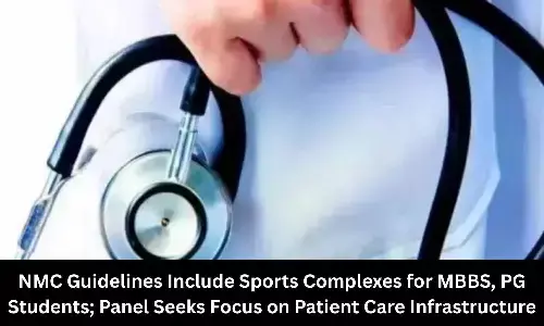 NMC Guidelines Include Sports Complexes for MBBS, PG Students; Panel Seeks Focus on Patient Care Infrastructure