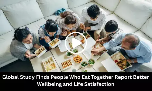 Global Study Finds People Who Eat Together Report Better Well-being and Life Satisfaction