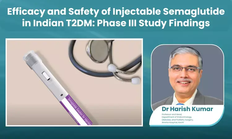 Efficacy and Safety of Injectable Semaglutide in Indian Patients with Type 2 Diabetes: Findings from a Phase III Study Presented at IDS 2026